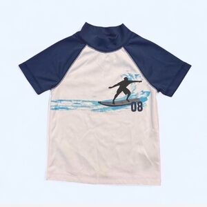 Jumping Beans Boys Short Sleeve Surfer Rash Guard